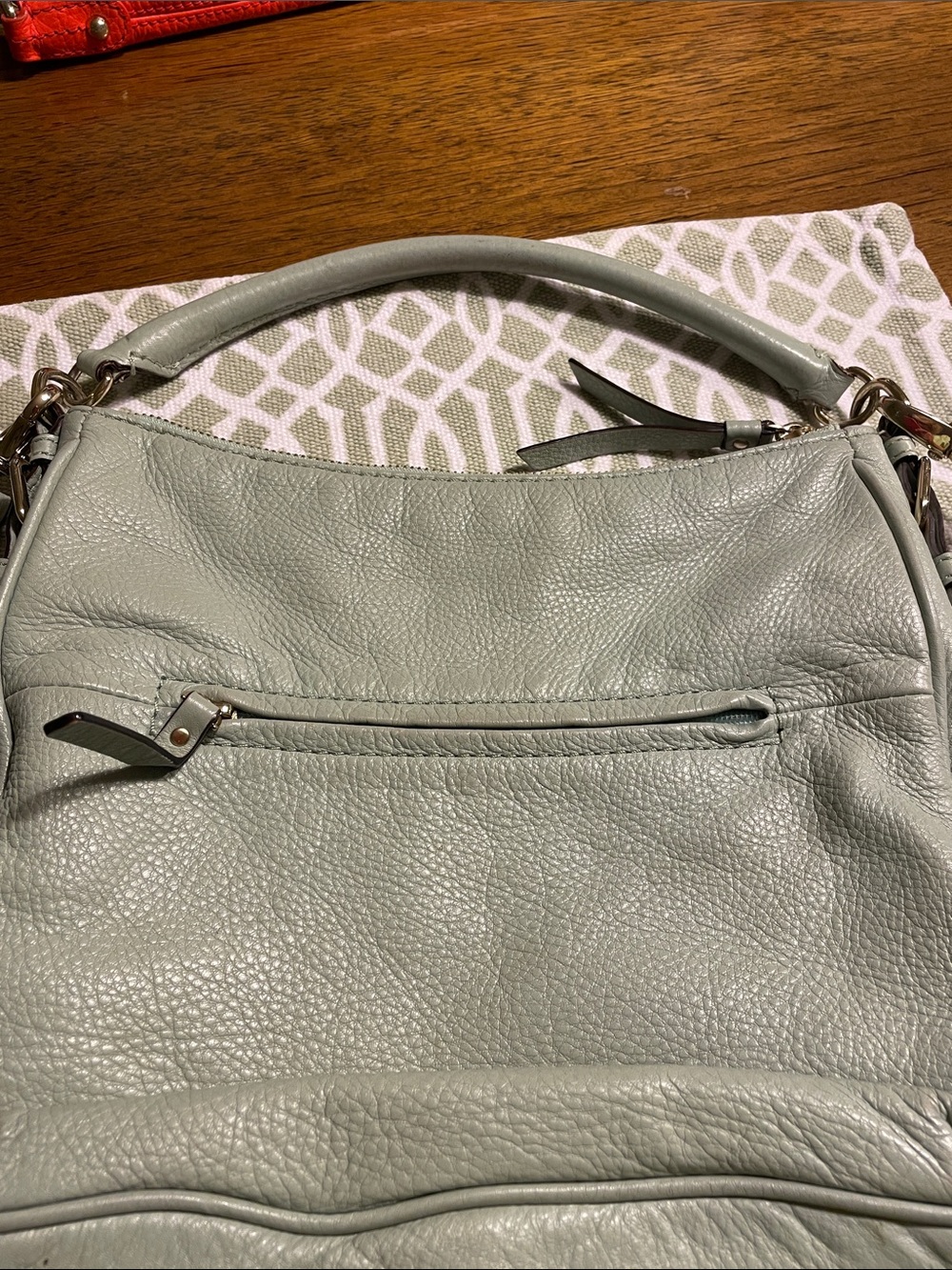 kate spade Pebbled Leather Shoulder Bag in pale blue - Picture 4 of 4